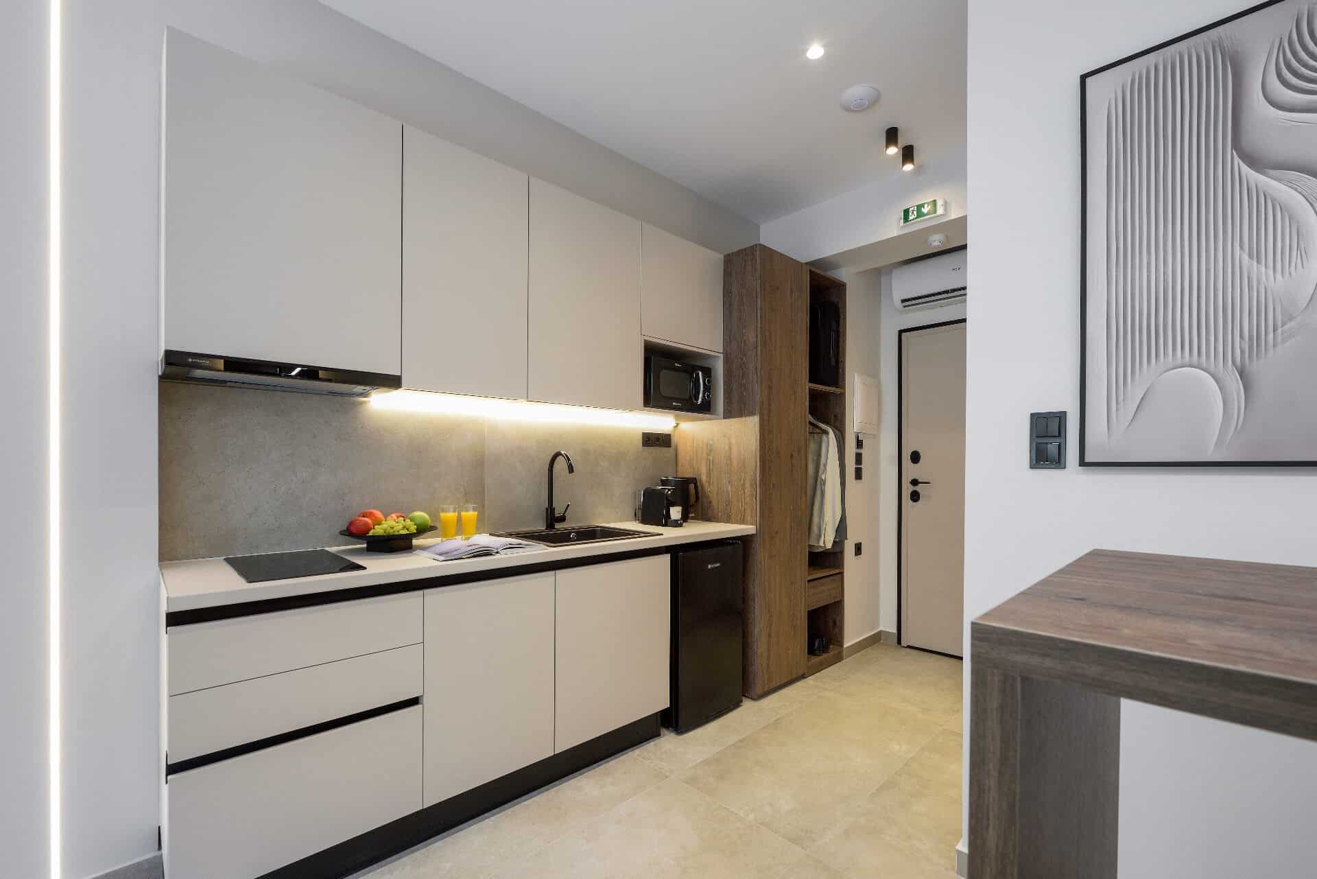 The suite kitchen
